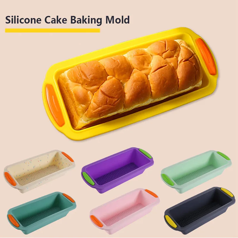 

Силиконовая форма для торта, Аксессуары для выпечки, прямоугольный хлеб, фотосковорода, инструмент для торта