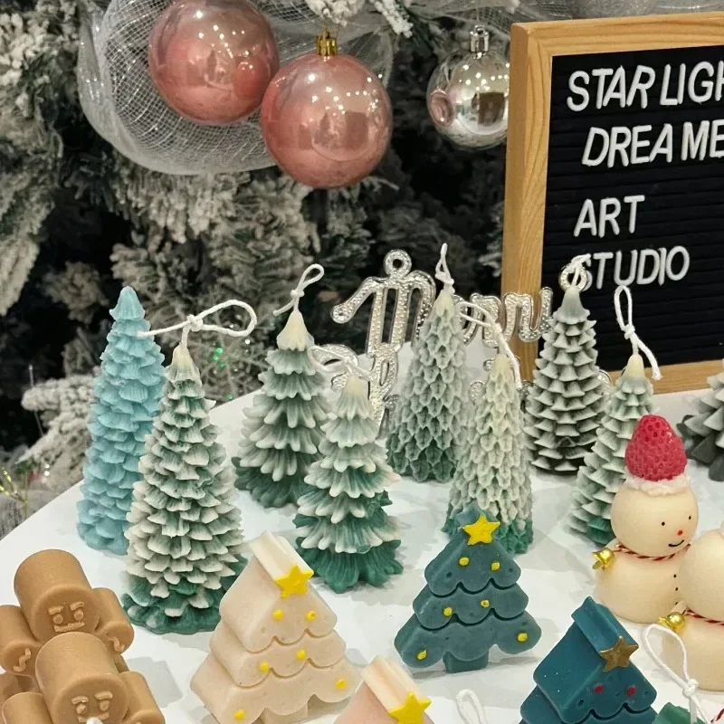 Многоуровневая Рождественская елка силиконовая искусственная смола форма