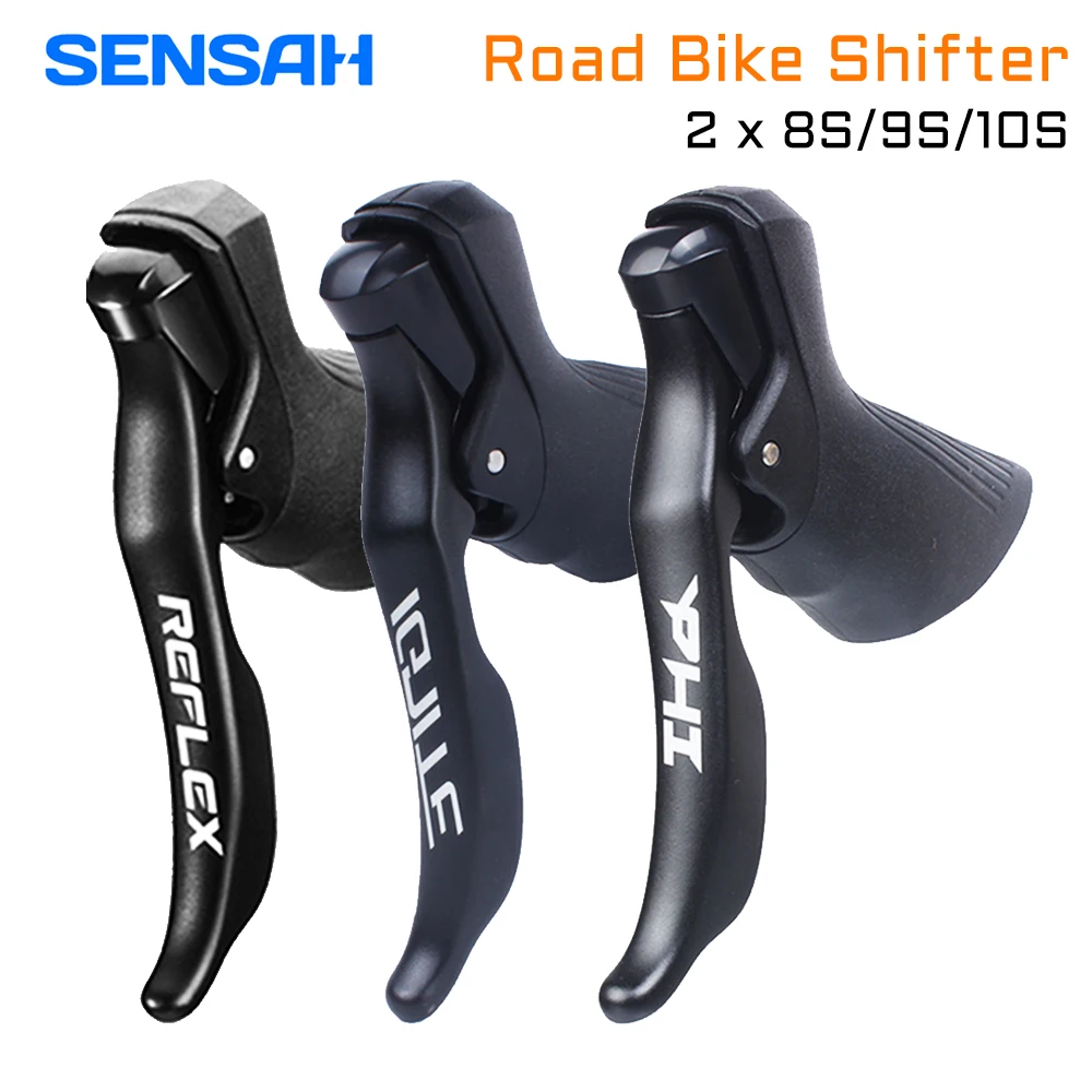

SENSAH IGNITE Road Bike Shifters 16/18/20 Speed Bicycle Derailleur 2x8/9/10 Speed Brake Lever For Shimano Tiagra Sora Claris
