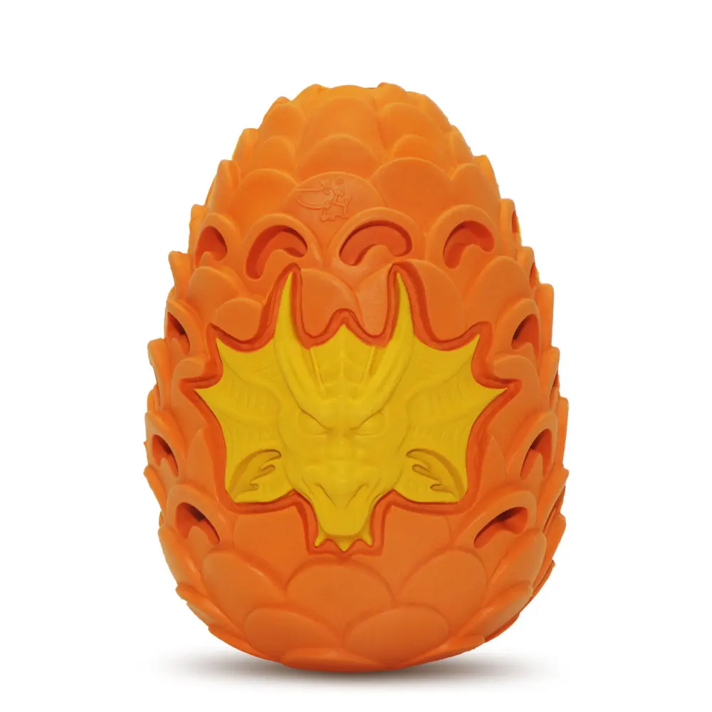

M.C.works Dragon Egg Dog Chew Toy - Extra Tough Indestructible Chewing Dog Toys for Aggressive Chewers, Perfect for Large & Medi