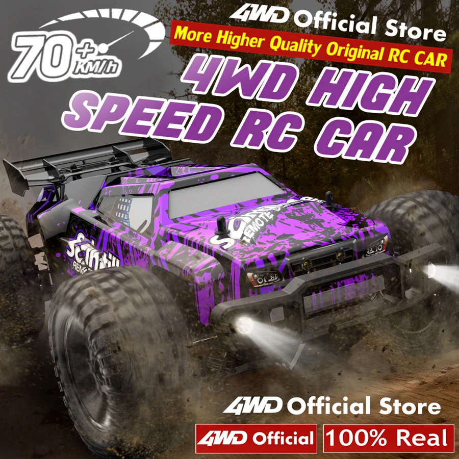 4WD RC Car 37CM Amazing Size 70/ 80KM/H Super Brushless Professional Racing 4x4 High Speed Off Road Drift Remote Control Toys images - 6