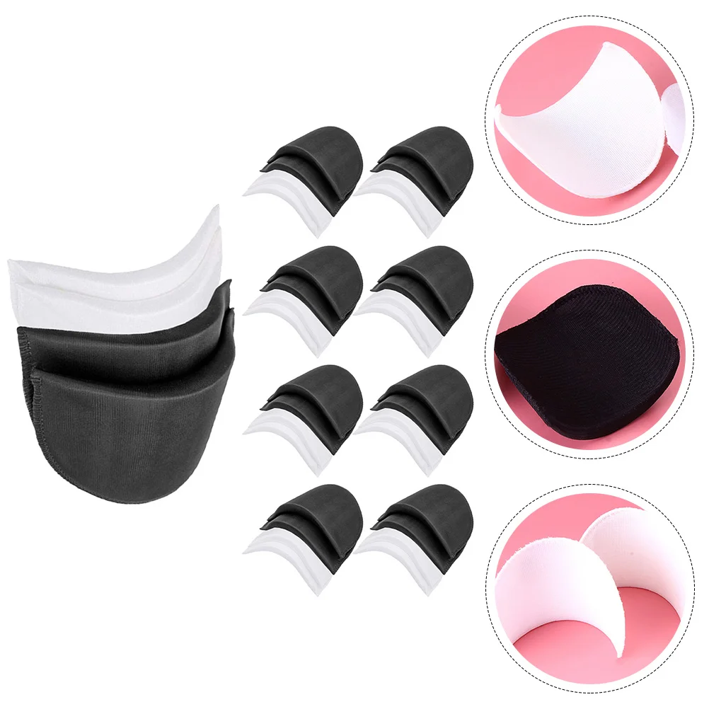 

Cotton Shoulder Pads Sponge Mat Non-slip Cushion Invisible Dress Suit Coat Supple Skirt