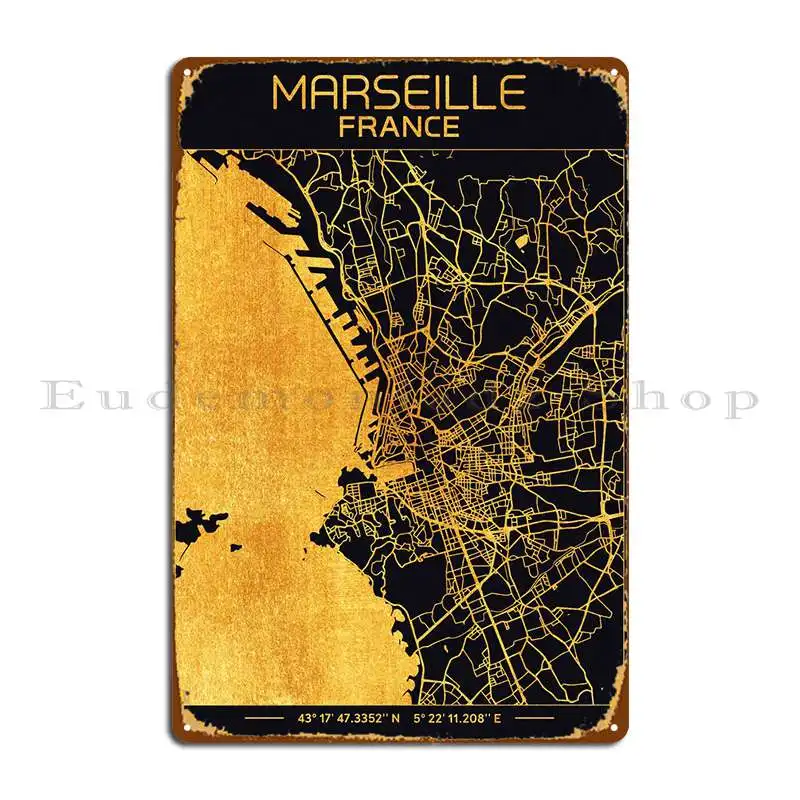 

Марсель, Франция, металлический плакат, домашний кинотеатр, персонаж бара, жестяной плакат