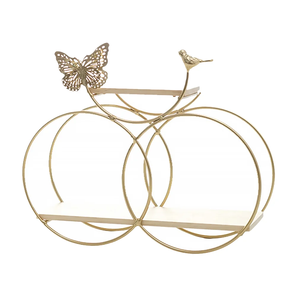 

Wood Hanging Shelf Wood Decor Wall Storage Rack Display Shelf Wire Floating Shelves Metal Storage Shelves