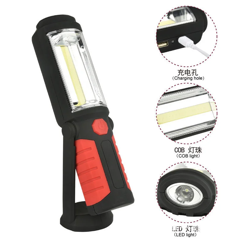 Портативная перезаряжаемая светодиодсветильник вспышка походсветильник фонарь