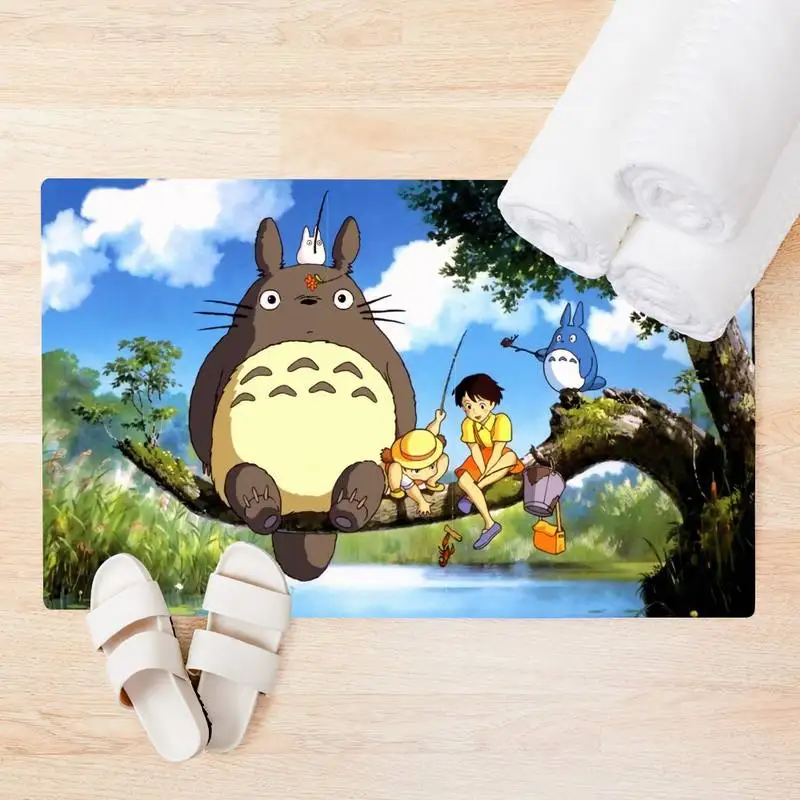 

My Neighbor Totoro Miyazaki Hayao Bathroom Mat Kitchen Floor Mats Kitchen Floor Mats Can Be Customized