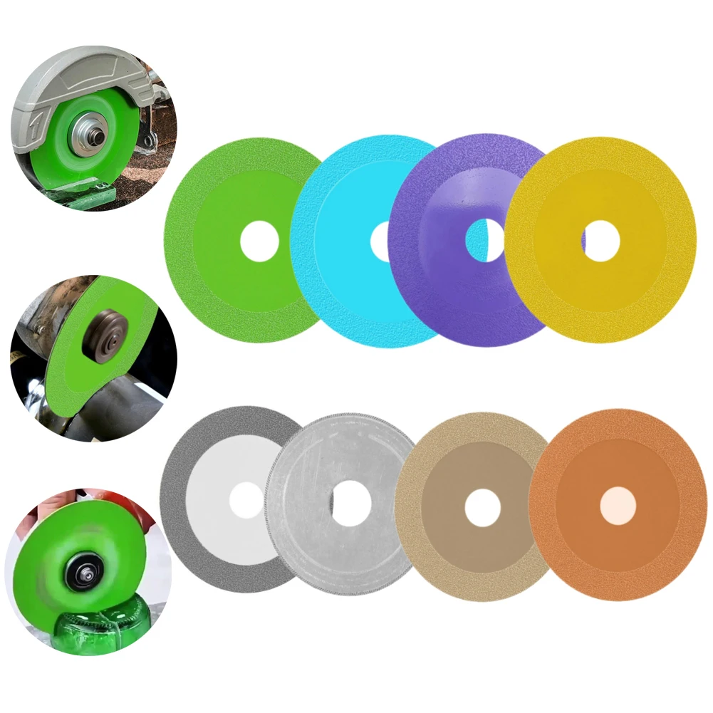 

Multicolor Glass Cutting Disc Diamond Marble Saw Blade Ceramic Tile Jade Special Polishing Cutting Blade Sharp Brazing Grinding