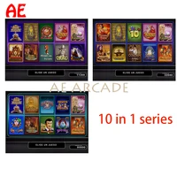 Multi Juego 10 IN 1 Arcade Board Jackpot Game Motherboard with 36 Pin Cable Wires Super All in 1 Casino Slot Machine LCD Screen