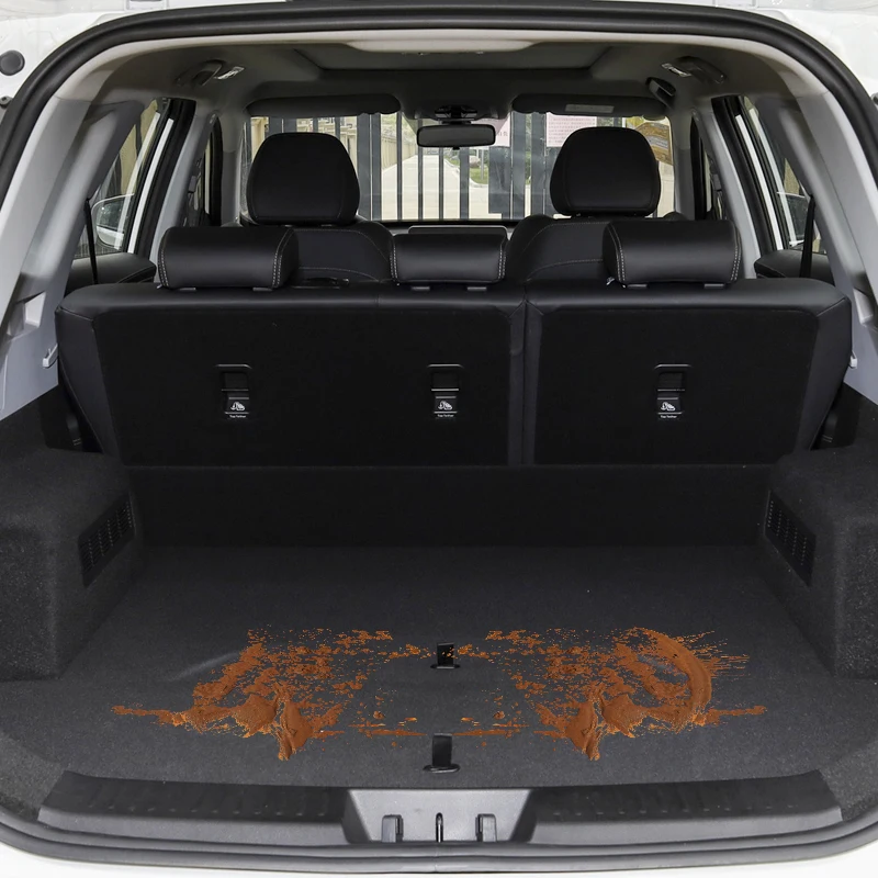 Коврик для багажника автомобиля Chery Tiggo 8 PRO PLUS 2016-2023 всесезонный черный коврик