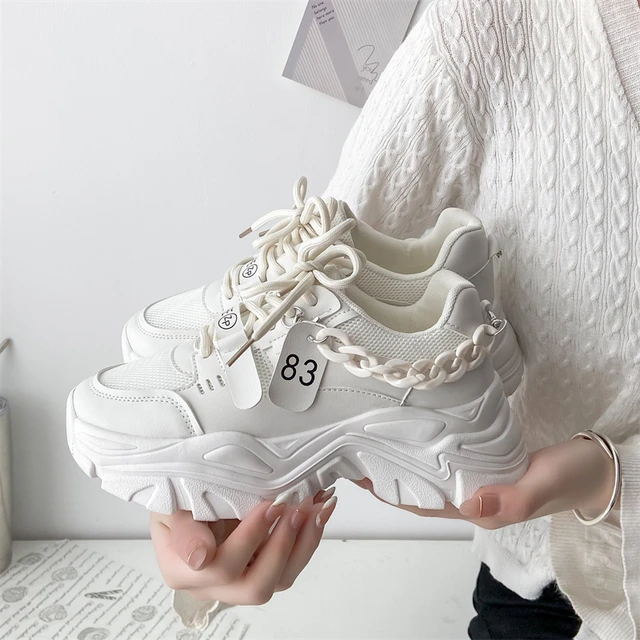 Dad Chunky Sneakers Casual Vulcanized 