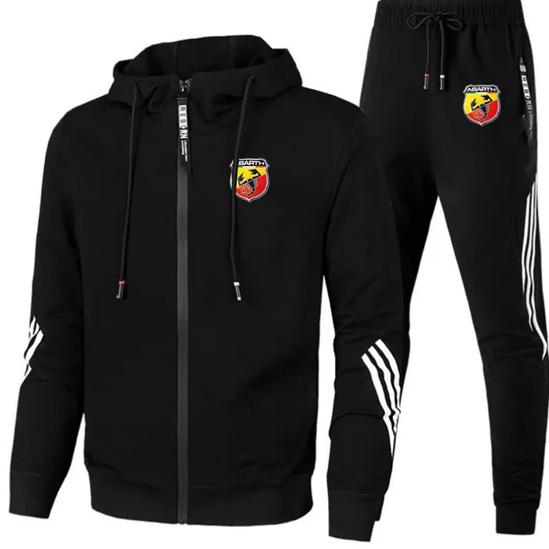 

Новинка 2021, весенние мужские толстовки с принтом ABARTH Logo, спортивные штаны, мужские удобные хлопковые брюки, спортивный костюм, мужская одежд...