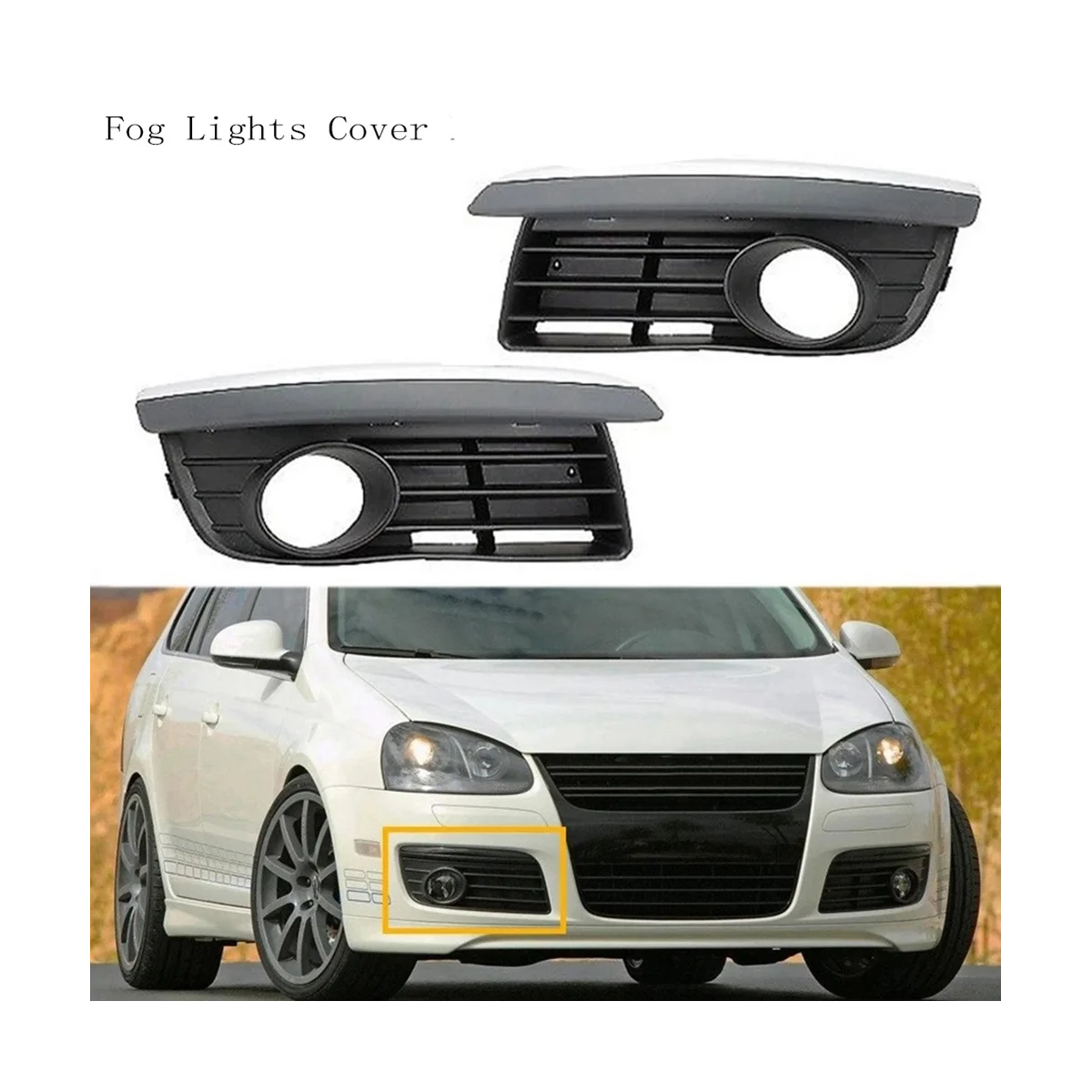 Передняя решетка для бампера противотуманные фары Обшивка Рамы лампы передняя