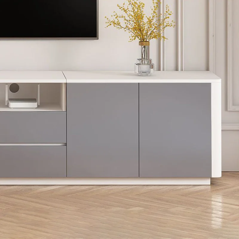 Нордическая Минималистичная Подставка для телевизора белая Современная