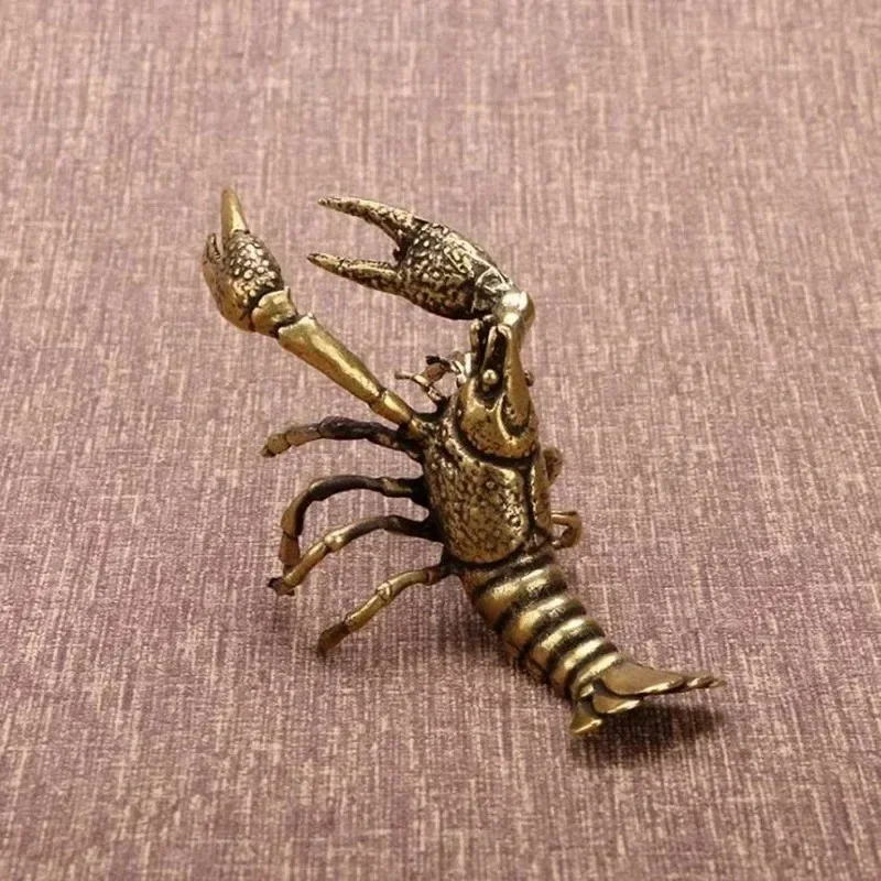 Миниатюрная медная фигурка лобстера