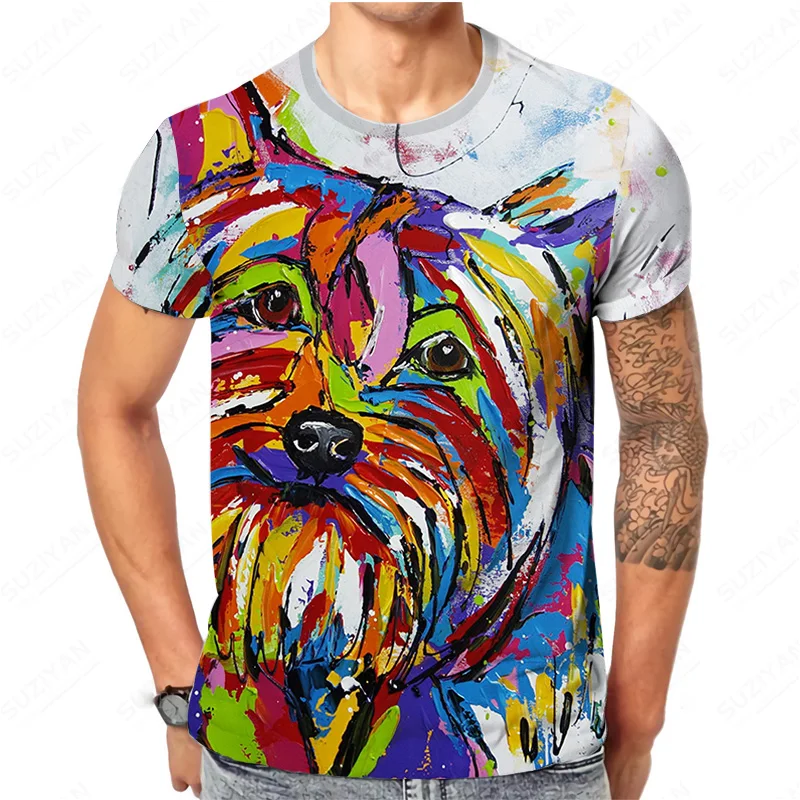 

Tide Large Size Strong Man O-Neck 3 D T Shirt For Men Loose European Oversize Sport Short-Sleeved Tshirt Harakuju Art