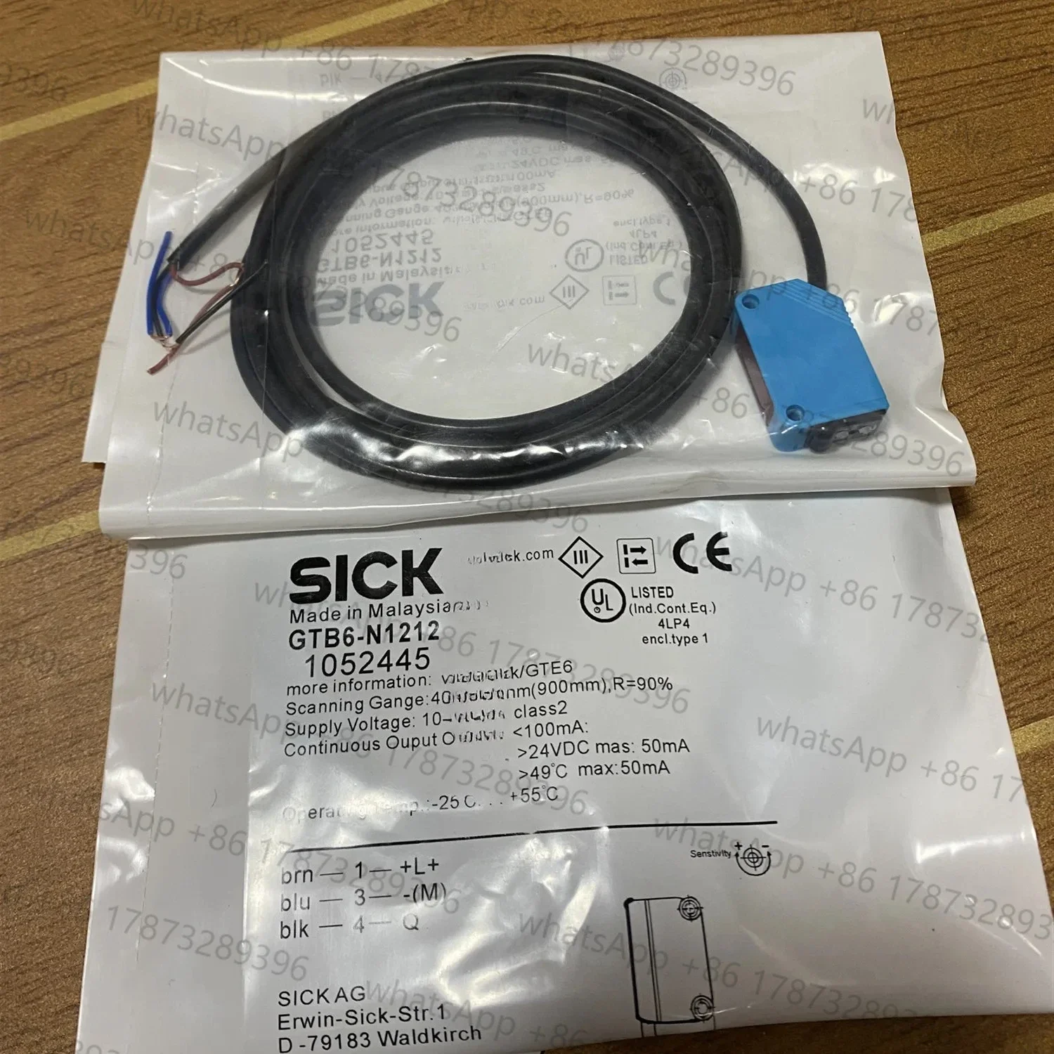 GTB6-N1212 100% новый и оригинальный датчик фотоэлектрического переключателя Sick GTB6-P1212 (art.: 3920cfebc0bc2) - 3920cfebc0bc2