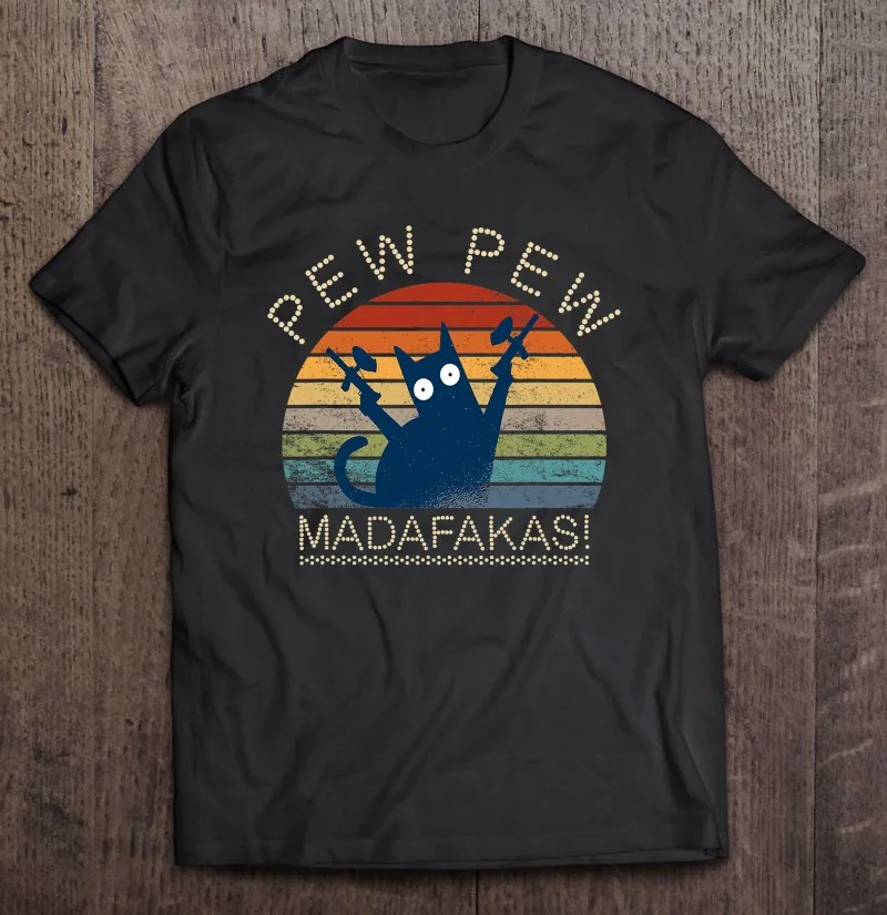 

Пейнтбольная кошка Pew Madafakas, сумасшедшая кошка, Забавные Рубашки для пейнтбола, Мужская футболка, Мужской Топ, Мужская одежда, футболки для м...