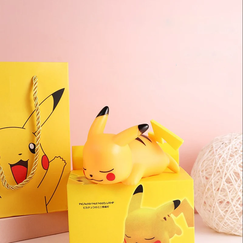 Led Pika Cute Night Light Battery Powered  Bedroom Decorations Lamps Christmas Decoration for Kids Gift Battery Lamp Dry Battery