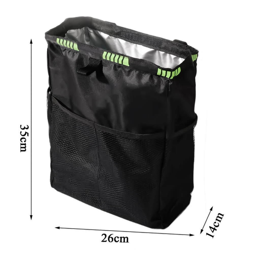 Universal Foldable Car Trash Can Garbage Bag Lid Auto Back Seat Dustbin Waste Rubbish Basket Organizer Storage Car Accessories images - 6