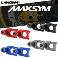 motorcycle chain adjustment block frame swingarm spools sliders rear wheel axle stand hook set for sym maxsym tl500 2020 2021
