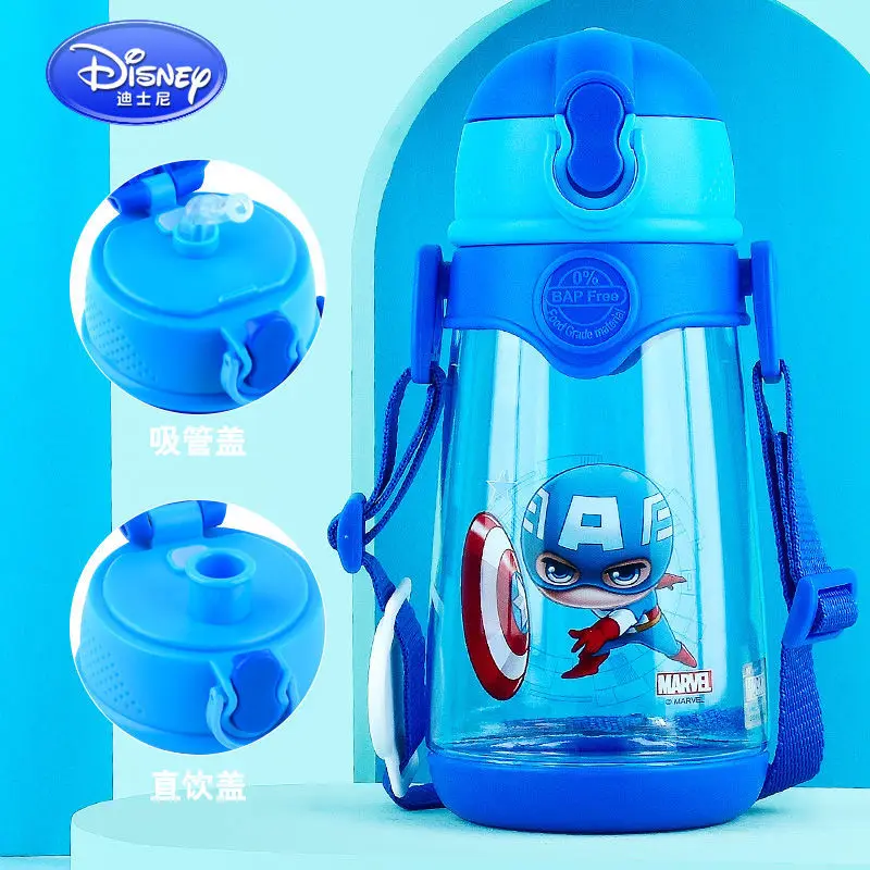 

Disney Children Water Bottle with Straw Kids Cute Water Bottle Disney Princess Water Bottle of Water for Kids Disney Cartoon