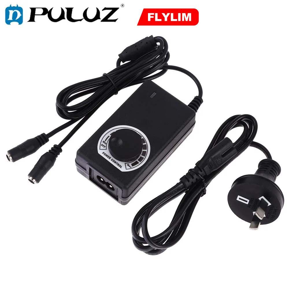 

PULUZ Constant Current LED Power Supply Power Adapter for 40cm Photography Studio Tent,AC 110-240V to 12V 2A AU/EU/UK/US Plug