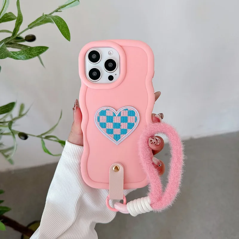 Heart Fur Rope Waves Soft Phone Case For Xiaomi Redmi 13C 5G 12C 10C 9C 12 10 9 8 8A 9A 9AT 9T 10A 11A A1 A2 Plus A3 4G Cover