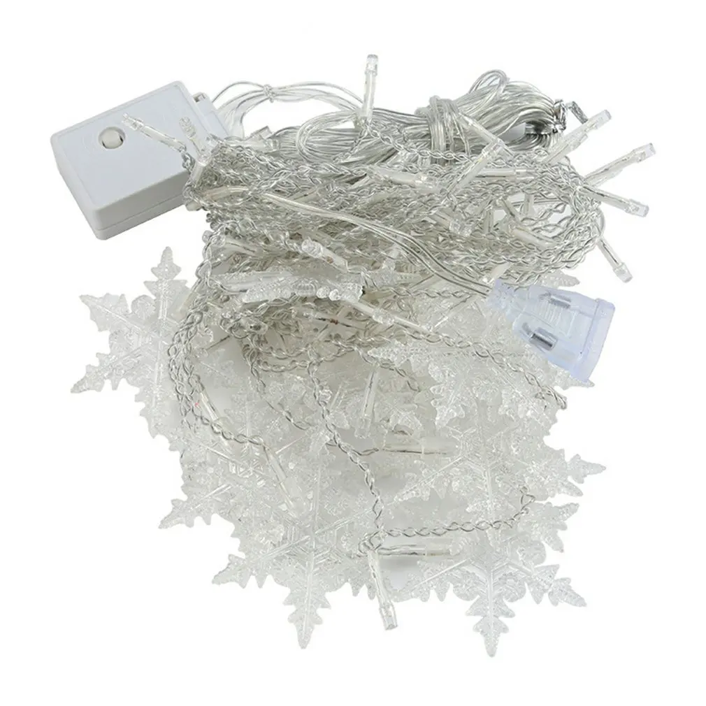 

LED Light String Snowflake Fairy Curtain Window Light LED Starry Christmas String Lights For Christmas Wedding Party Décor