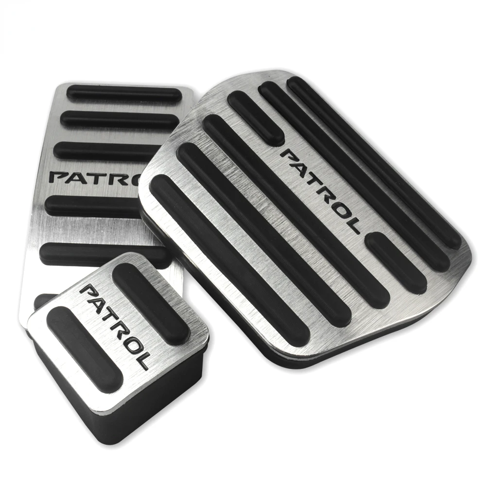 

Pedals Foot Pads Fuel Accelerator Brake Clucth Pedal Cover For Nissan Patrol Y62 Armada 2014 2016 2017 2018 2019 Accessories