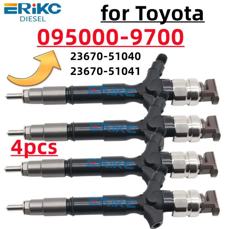 095000-9700 Common Rail Injector 095000-9701 for DENSO 23670-51040 23670-51041
