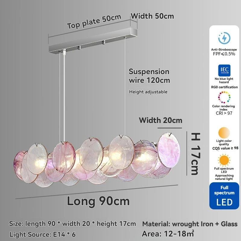 

Подвесной светильник Artpad Муранское стекло розовый