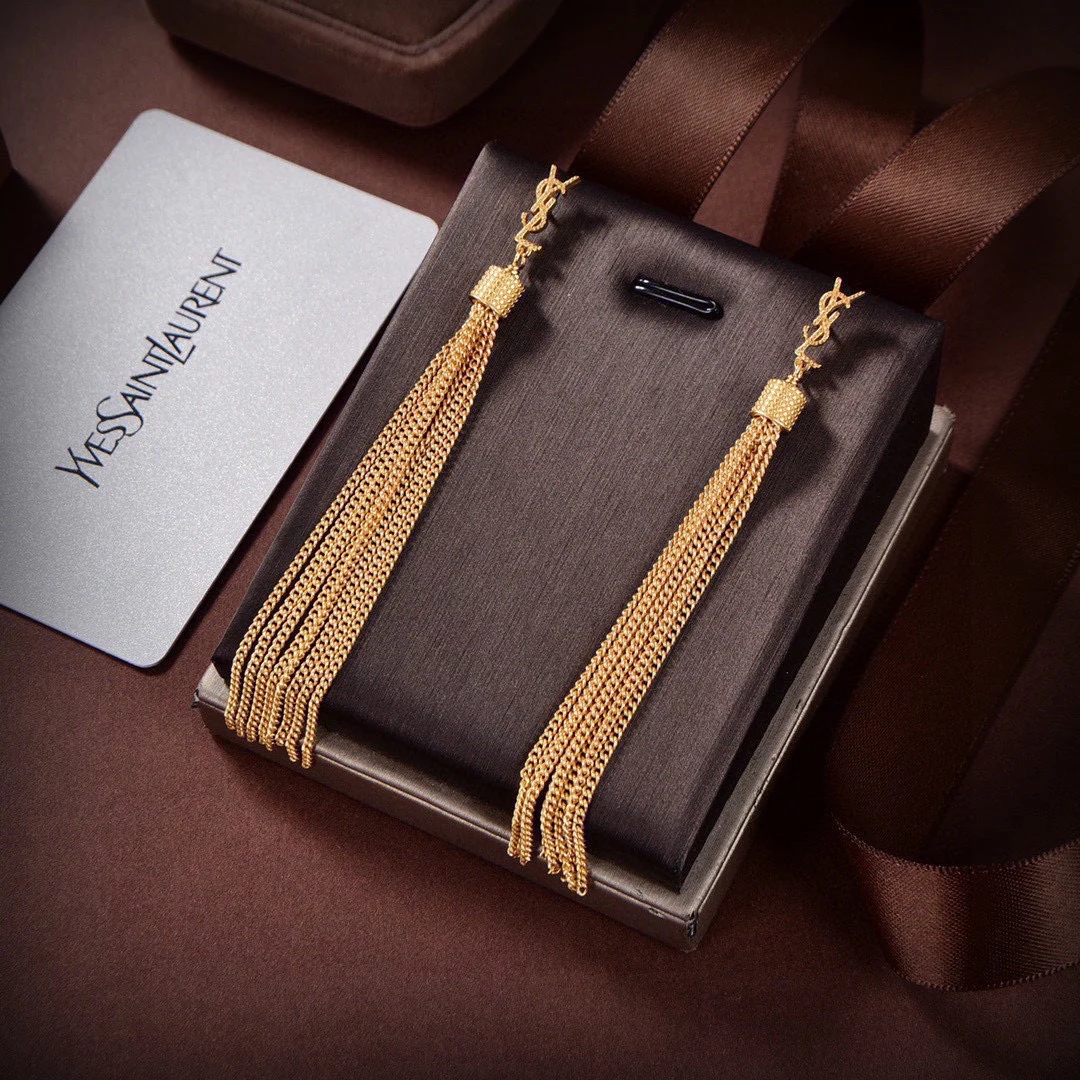 Серьги Yves Saint Laurent | AliExpress
