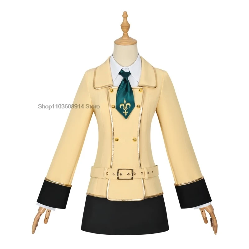 Код аниме Geasss косплей Ширли Фенет костюм JK Эшфорд школьная форма платье парики