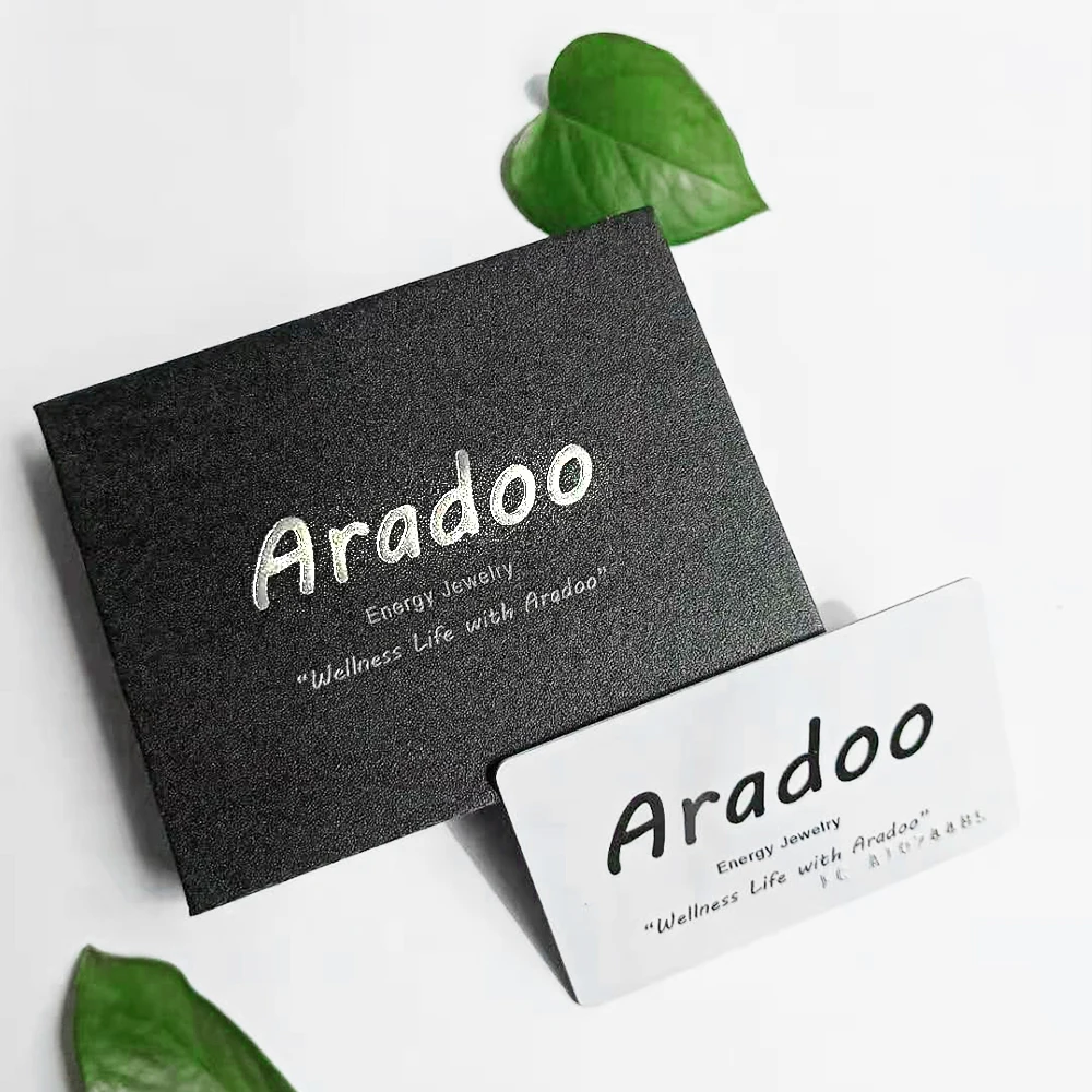 ARADOO Высококачественный браслет из чистого титана для мужчин, черное PVD-покрытие, 591 шт., магнитный браслет с минералами, ювелирные изделия, подарки (art.: 3920cd63be2b8) - 3920cd63be2b8