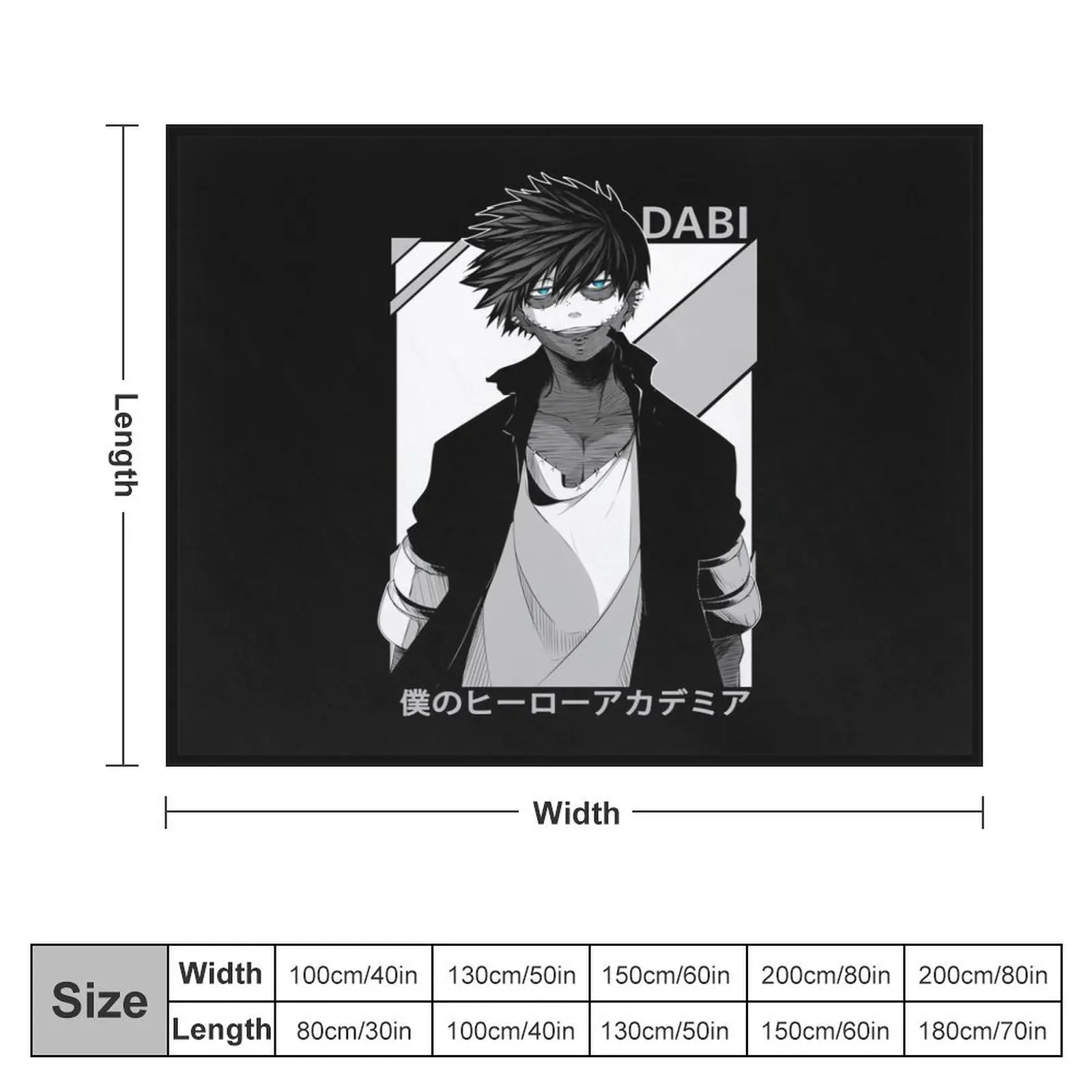 Dabi | Toya Todoroki (MHA) плед одеяло свободные Flannels мягкие большие тепловые одеяла для