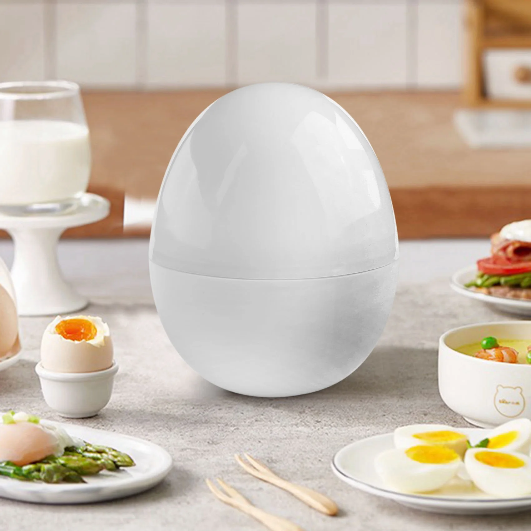 

Egg Pod - Microwave Egg Boiler Cooker Egg Steamer Perfectly Cooks Eggs and Detaches the Shell