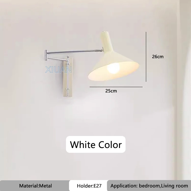 

Складные настенные светильники XIUAN, белые, черные, красные, E27