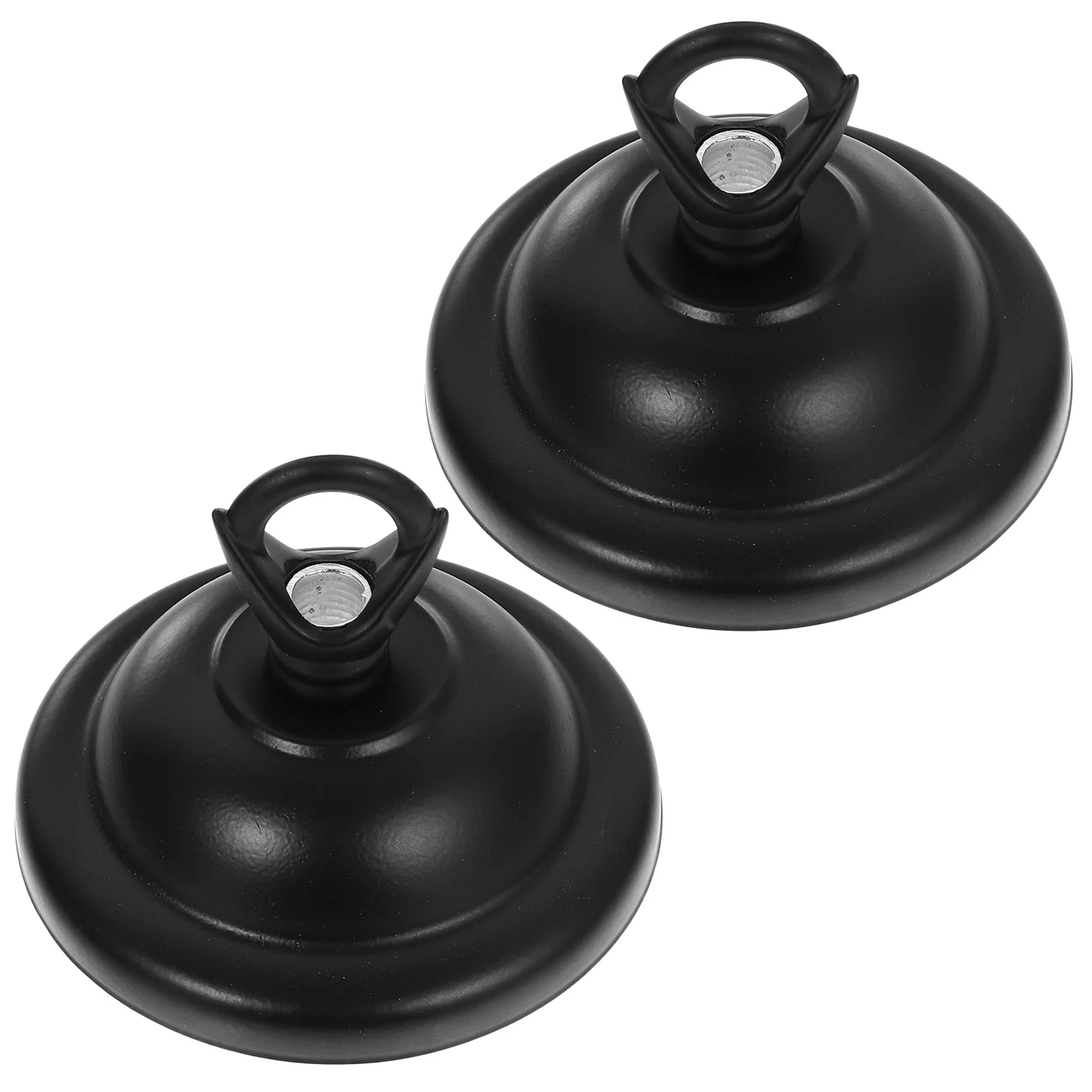 

2 Pcs Light Canopy Fixture Mounting Bracket Lights Cover Parts Ceiling Chandelier Plate Metal Decor Small Base Pendant