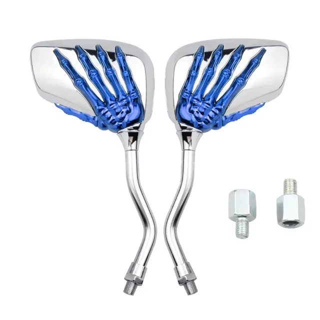 

1 Pair Skeleton Skull Hand Claw Motorcycle Motor Rearview Side Mirrors Bike Rear View Mirror Motorcycle Cafe Racer Accessories