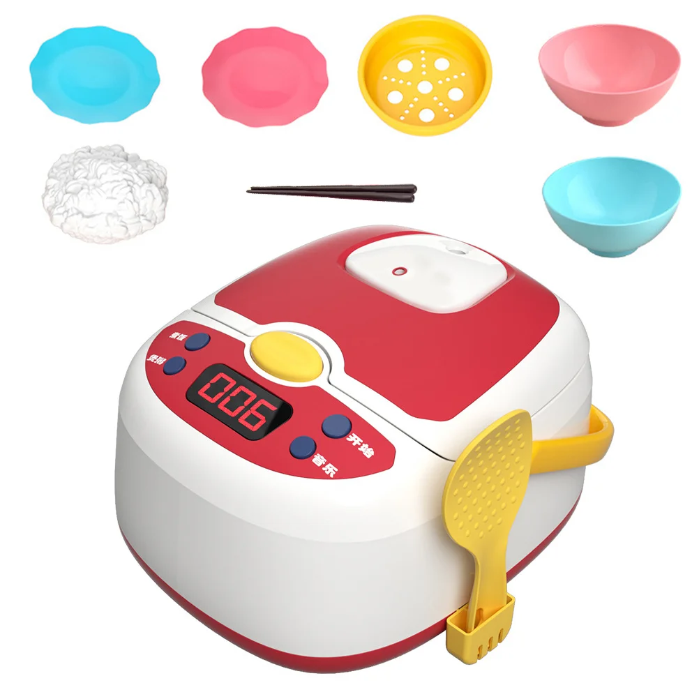 

1 set of Simulation Rice Cooker Funny Kids Playhouse Rice Cooker Model