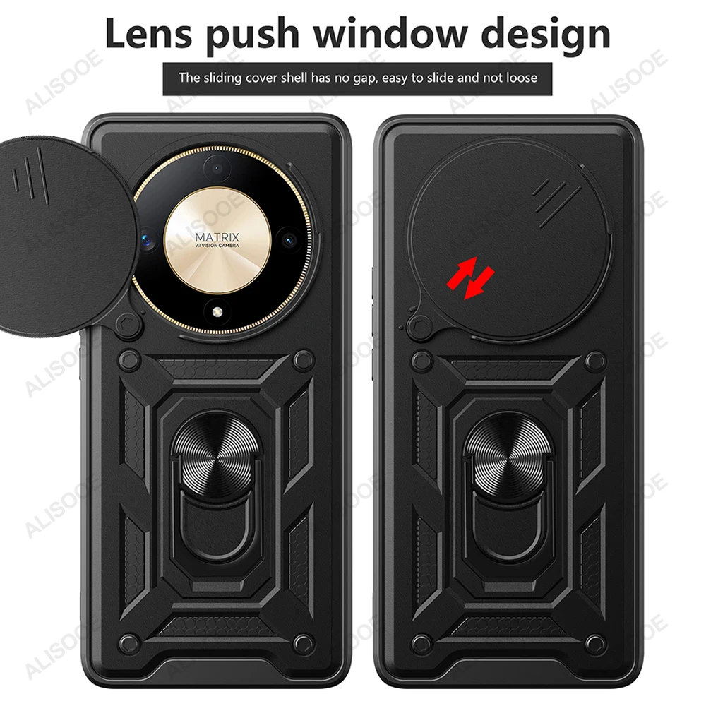 Слайд-подставка для камеры Funda Honor Magic 6 Lite 5G защитный чехол с защитным кольцом Magic6