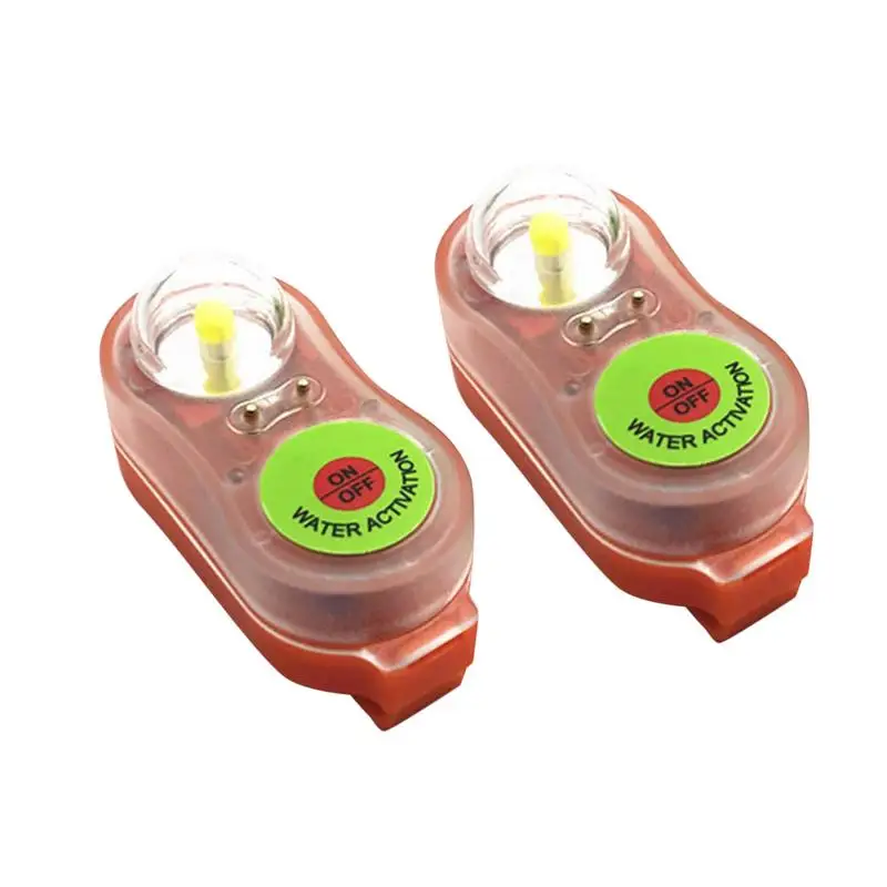 

2pcs Surfing Light LED Lithium Life Vest Light Marine Position Indicator Light Canoe Kayak Self-Lighting Flashlight