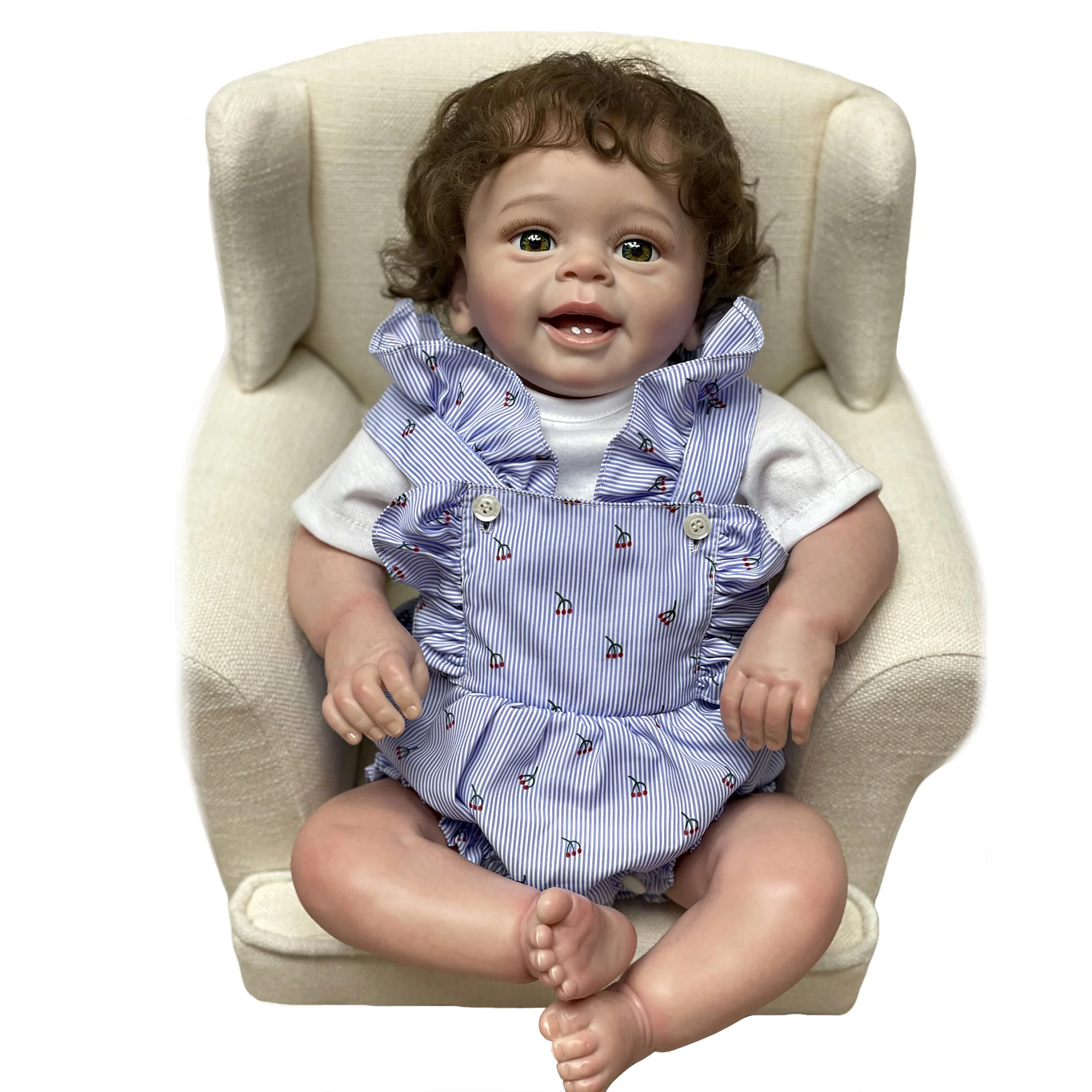 

22" Reborn Dolls Realistic Newborn Baby Toy For Children Boneca Renascida Brinquedo Bebe Para Crianças