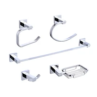 commercial modern luxury bathroom accessories set stainless steel