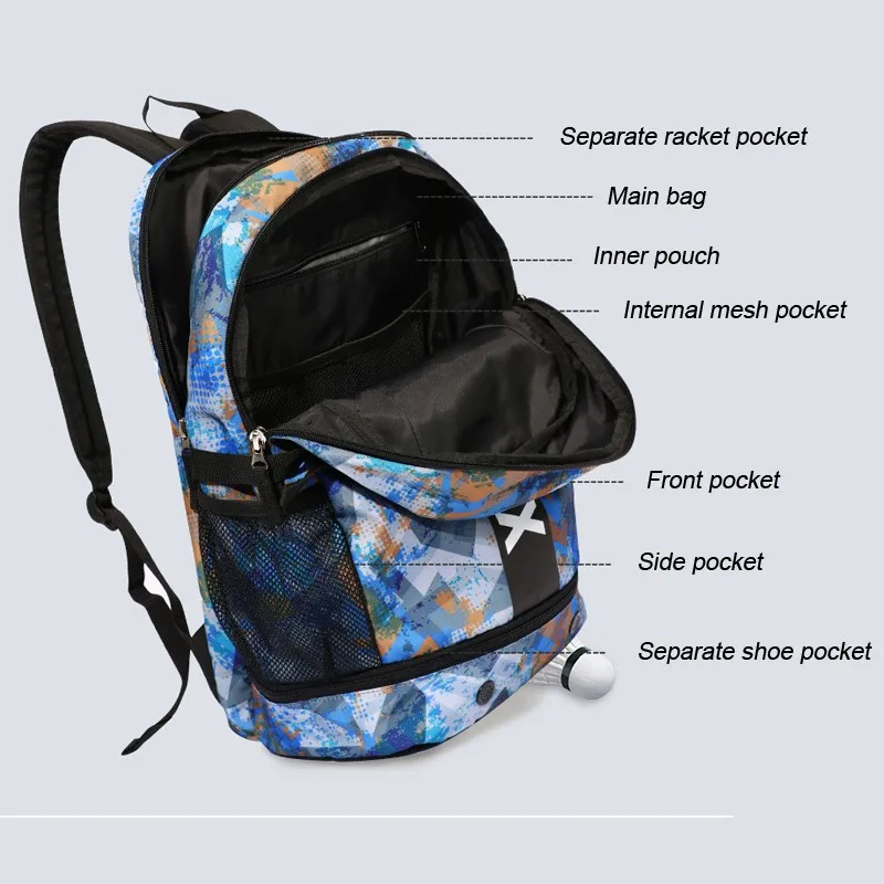 YONEX Racquet Sport Badminton Bag Accessories Men Female Athletic Sports Backpack Universal Tennis Racket Shoulder Bag BA265CR