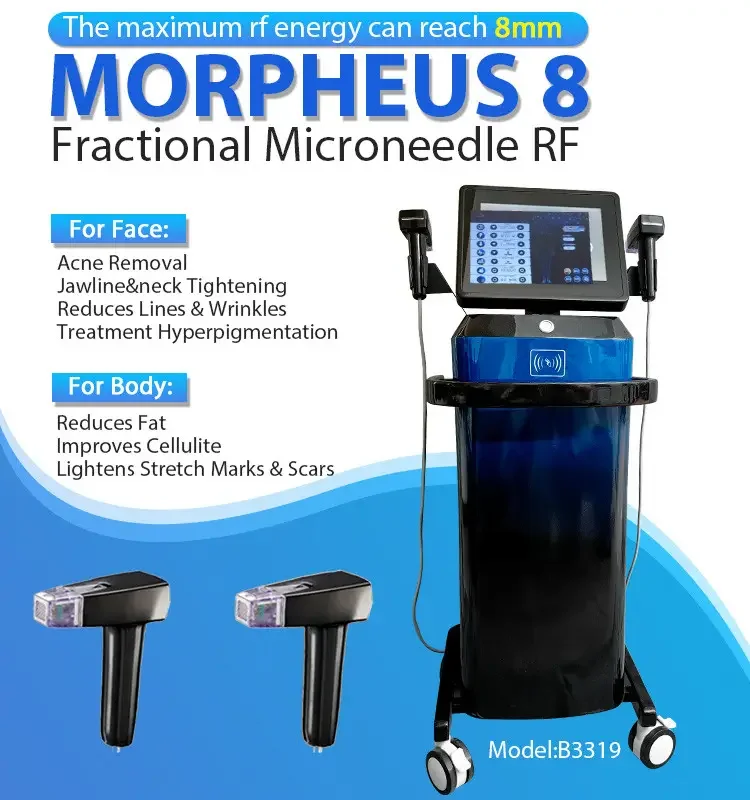 

High Quality Micro Needle Rf Fractional Treatment Hyperpigmentation Machine Morpheus 8 Rf Microneedling For Face Lifting