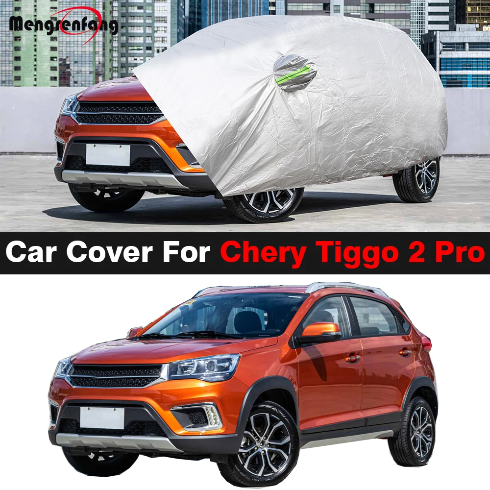 Полный автомобильный чехол для Chery Tiggo 2 Pro SUV уличный анти-УФ-солнце дождь снег