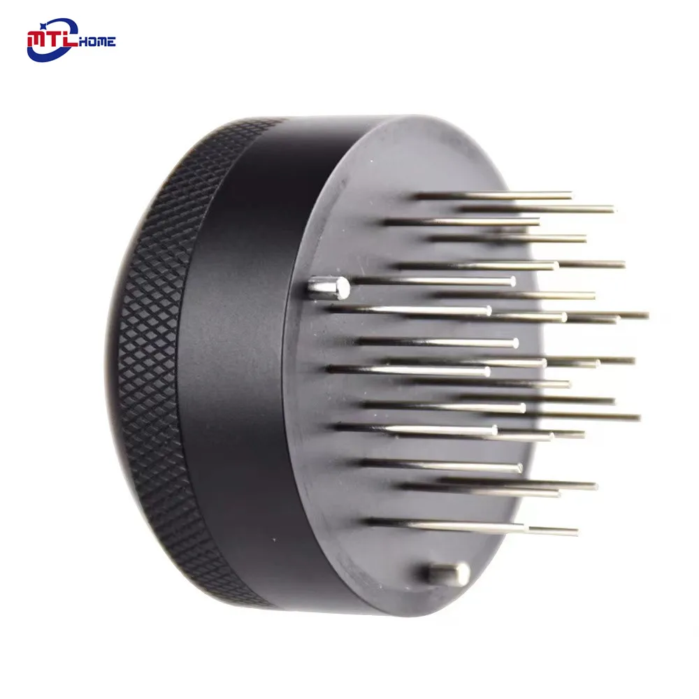 

51MM/53MM/58MM Manual Baristal Powder Coffee Tamper Distributor Leveler Tool Needle Type Coffee Powder Tools