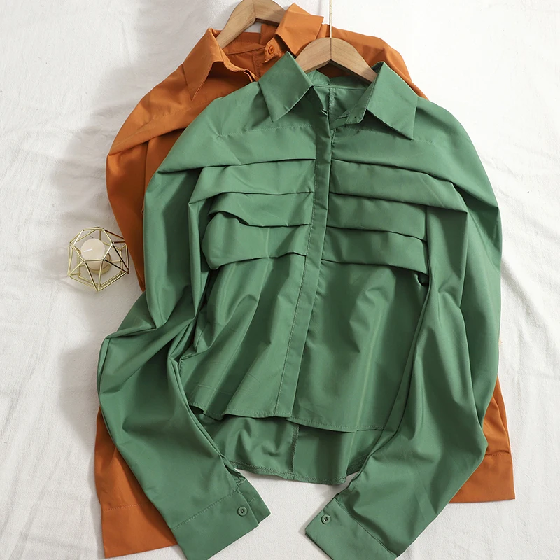 

long sleeve crop top blouses women shirts woman blusas korean fashion blusa feminina blouse dropshipping