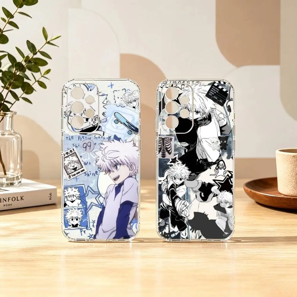 Фото Чехол для телефона Killua Zoldyck H-Hunter x Hunter для Samsung S25, S24, S21, S22, S23, S30, Ultra, S20, Plus, Fe, прозрачный №1